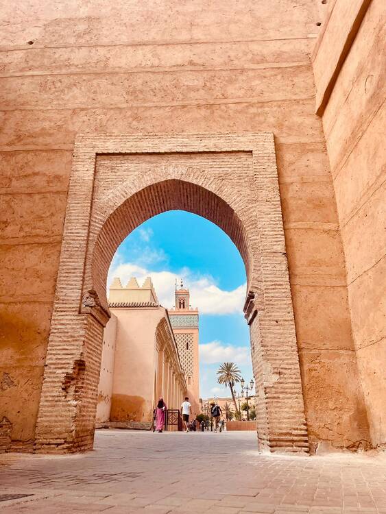 Marrakech welcome (jenn's pic)