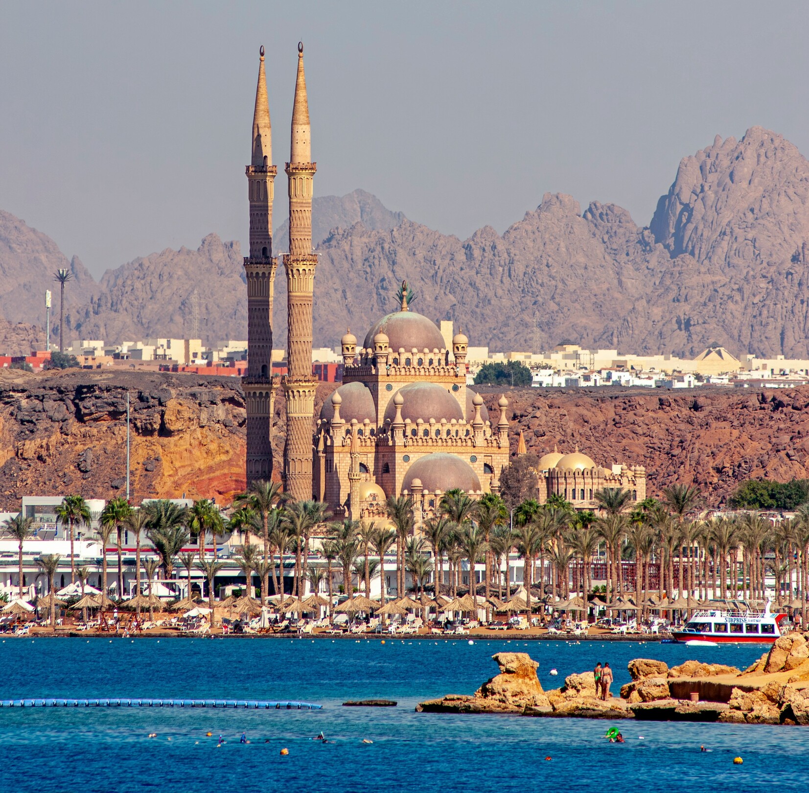 Hurghada Egypt coast view feature