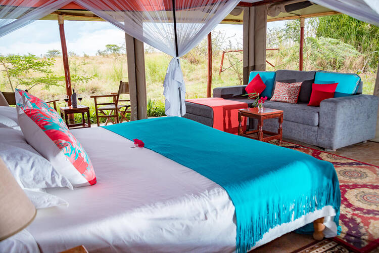 Zebra Plains Mara Camp Room