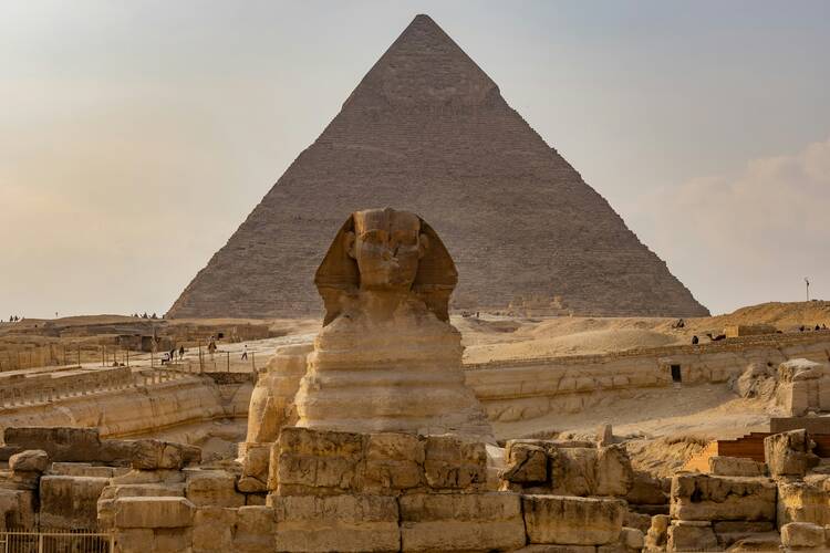 Pyramid of Giza and Sphinx