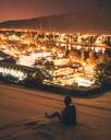 Huacachina Village at Night