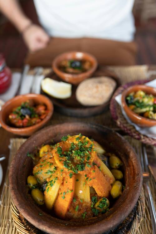 Lunch in Morocco