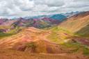 Cusco's Rainbow Mountain range