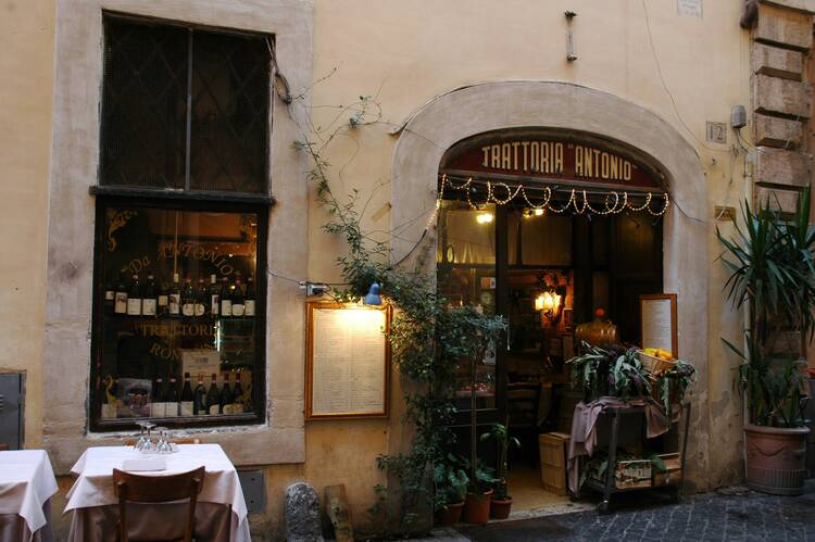 Italy trattoria welcome dinner