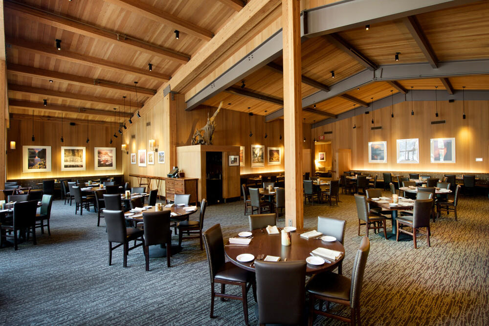 Dining rooms at Yosemite Valley Lodge.