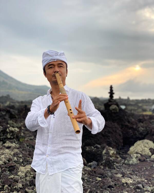 Gus Teja Flute workshop Bali