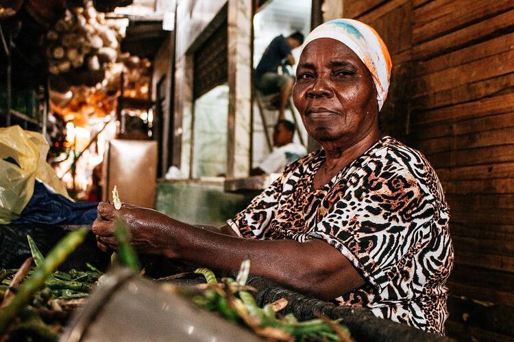 Woman at São Joaquim Market