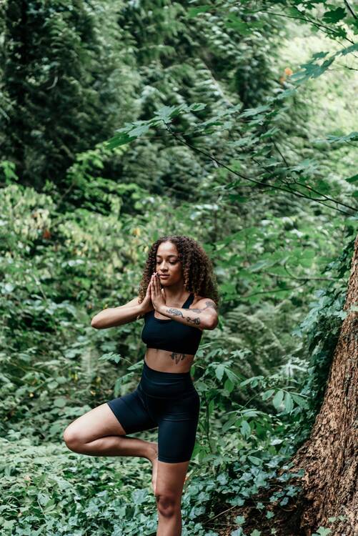 Forest yoga