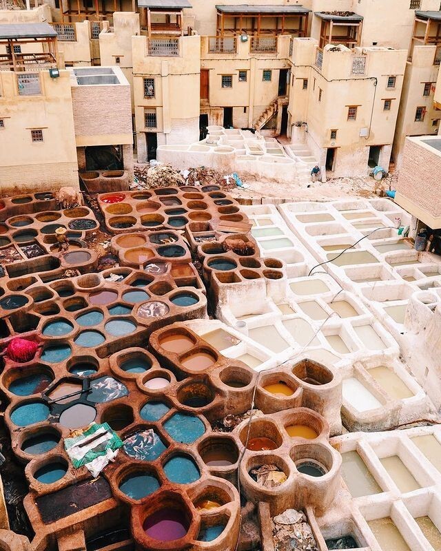Fes - dye - tannery