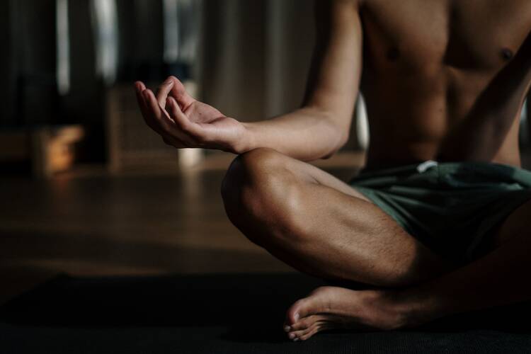Man Doing Yoga