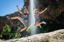 Canyon jumping, Valencia Hot Springs tour