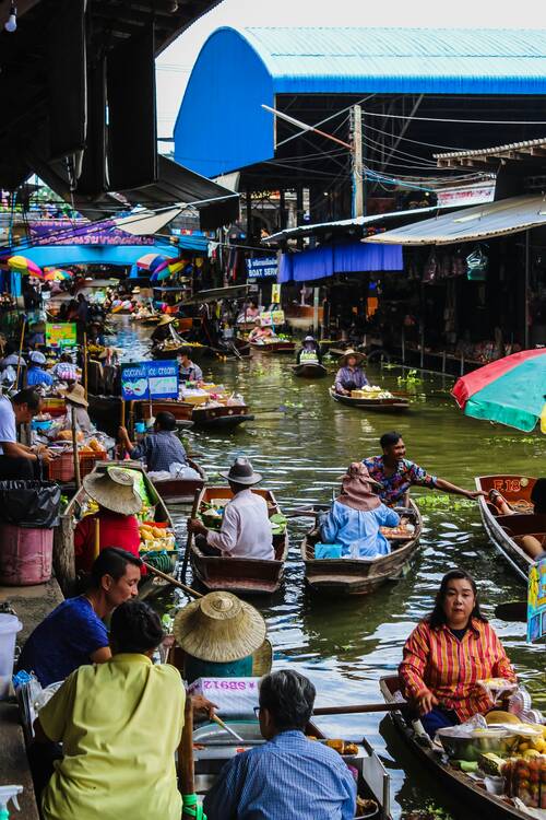 Damnoen Saduak Floating Market, Bangkok, Thailand