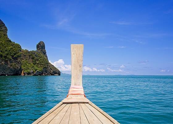 Longtailed boat, Aava Resort
