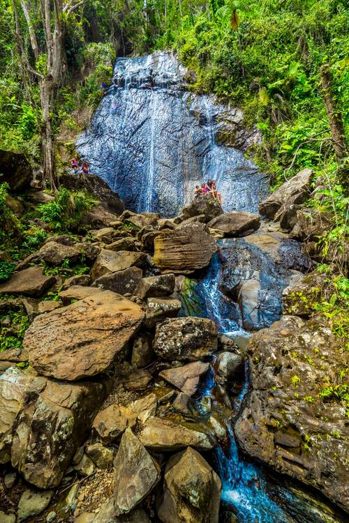 Waterfall in El Yunque National Forest