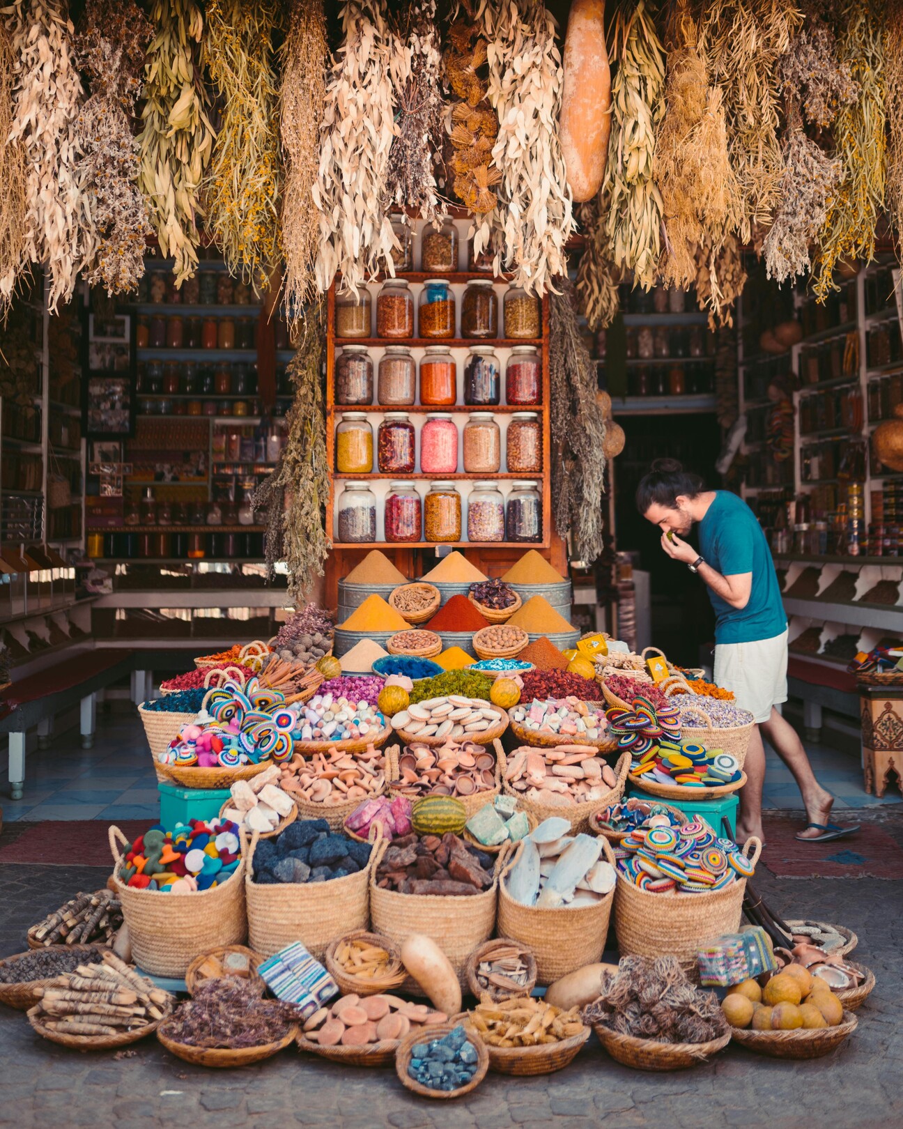 Marrakech Morocco medina market feature