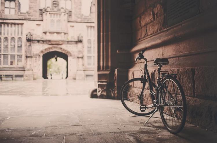 Bicycle in city