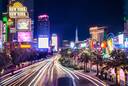 Las Vegas skyline at night