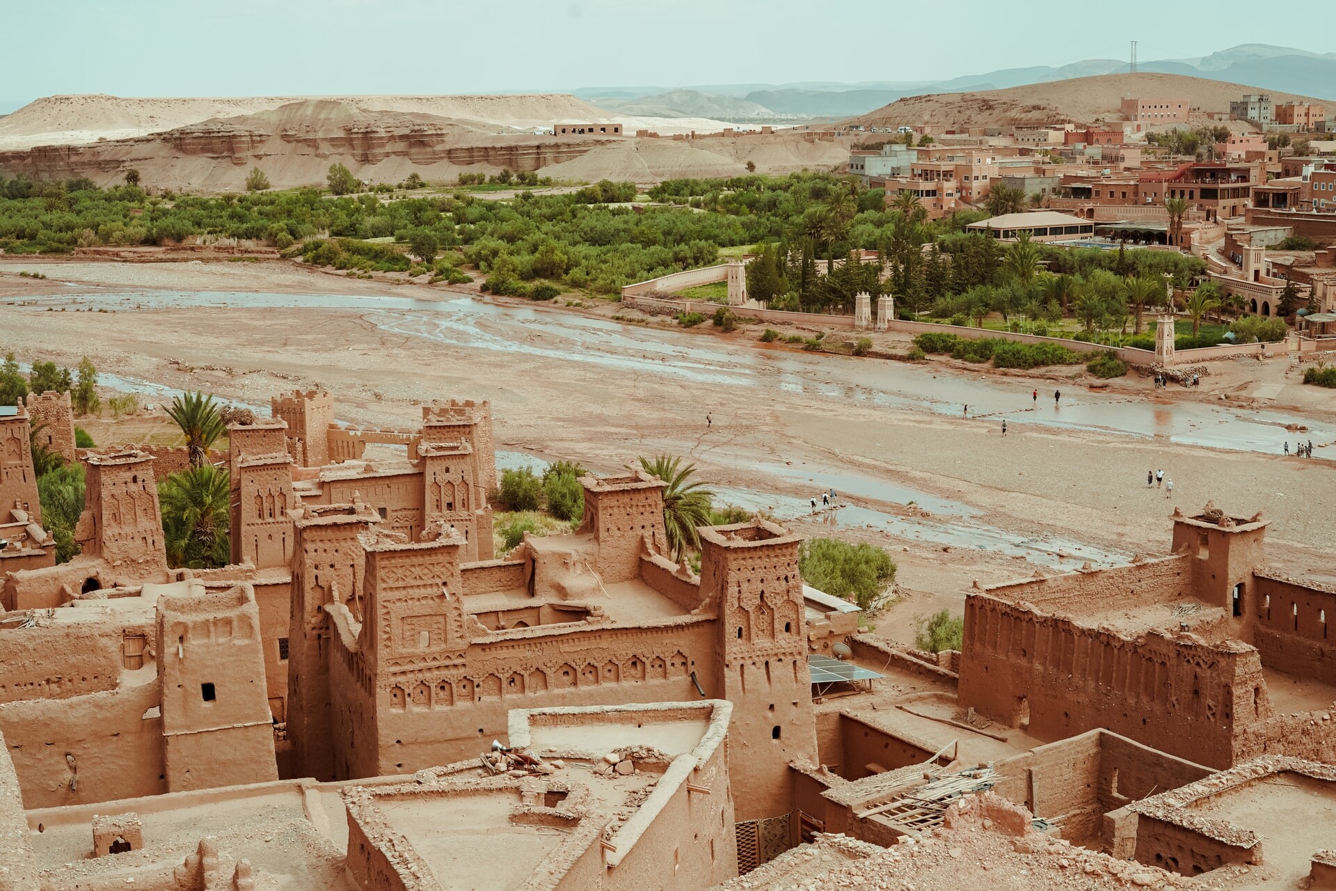 Clay buildings Morocco