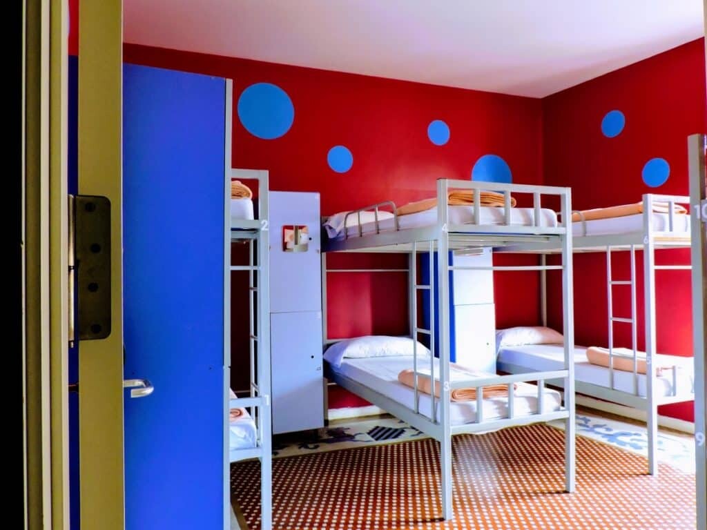 Dorm rooms at Purple Nest Hostel