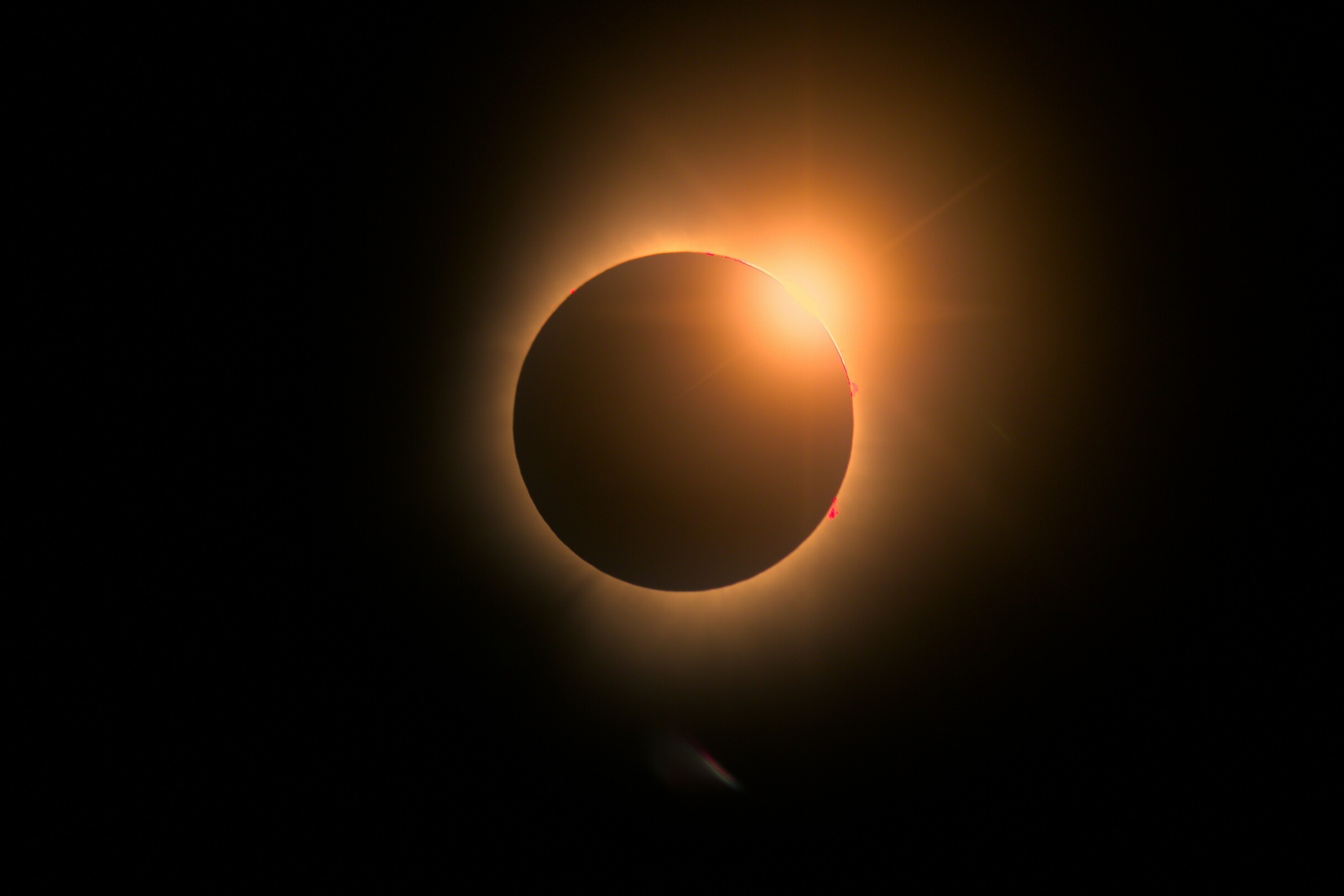 Solar eclipse feature