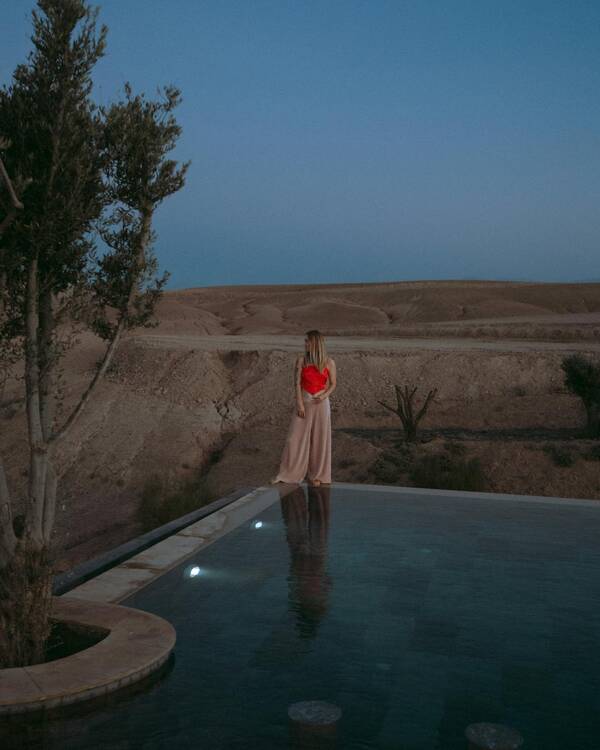 Agafay Desert - woman