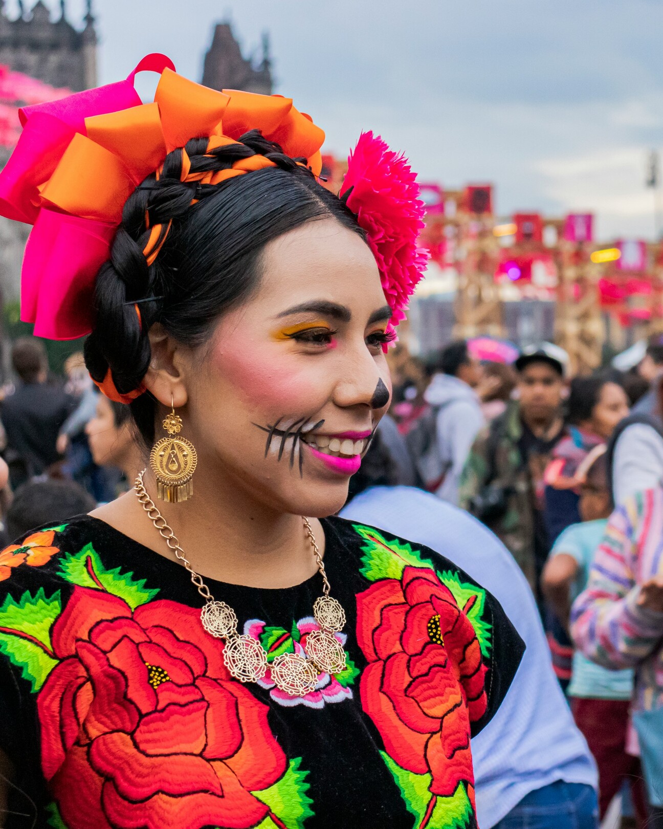 Day of the Dead - woman in CDMX