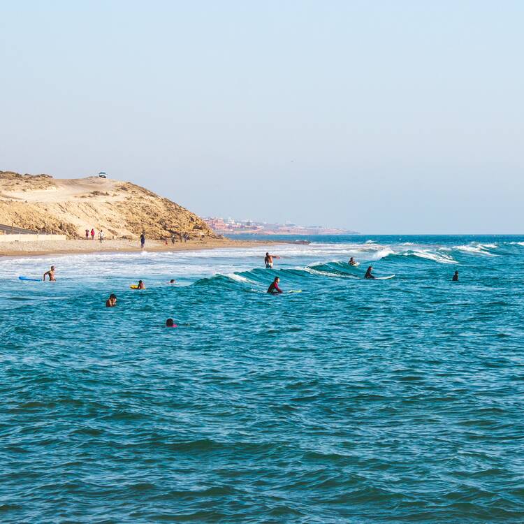 Taghazout surfing