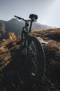 Bicycle on mountain