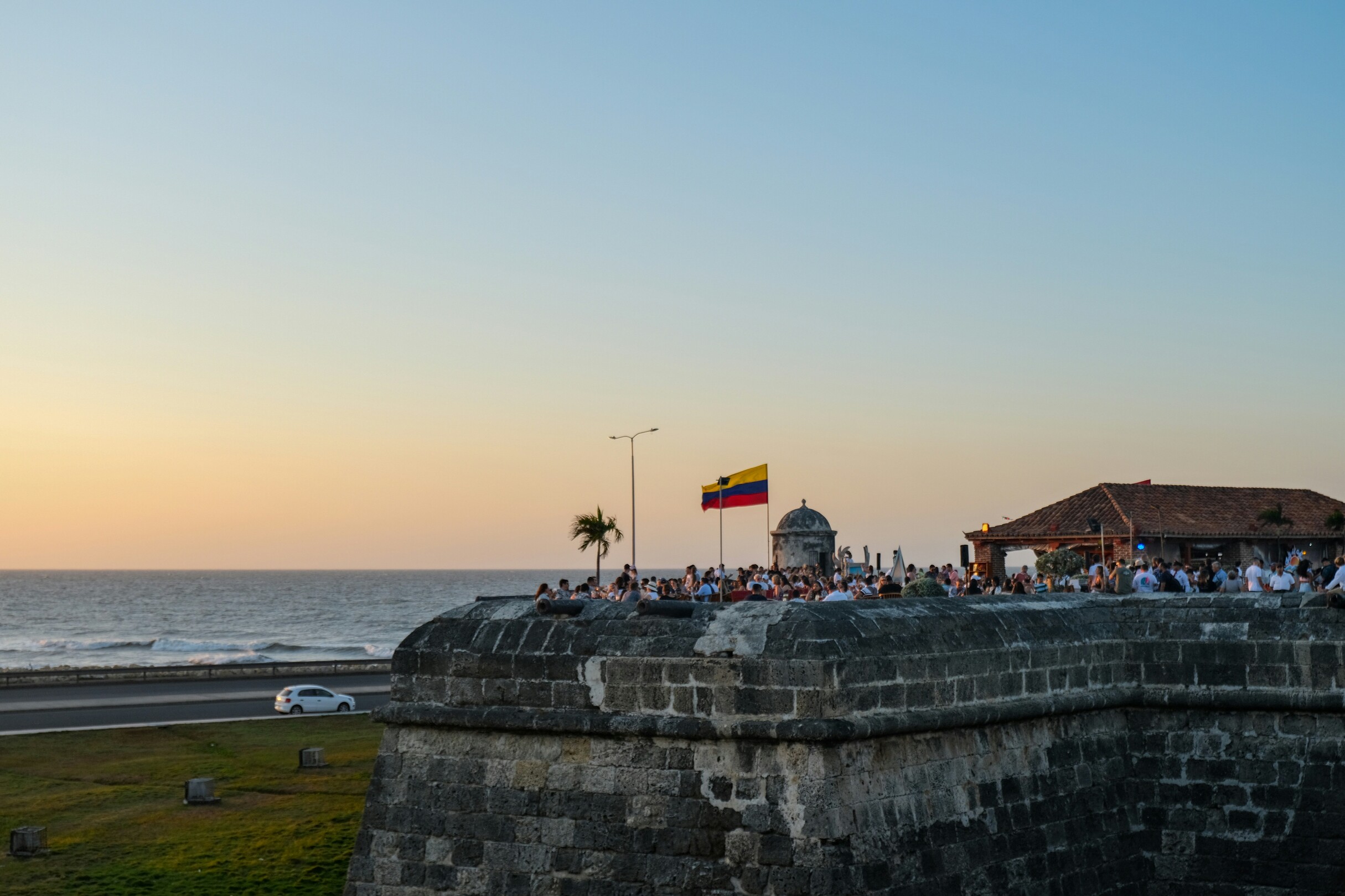 Cartagena beach flag feature