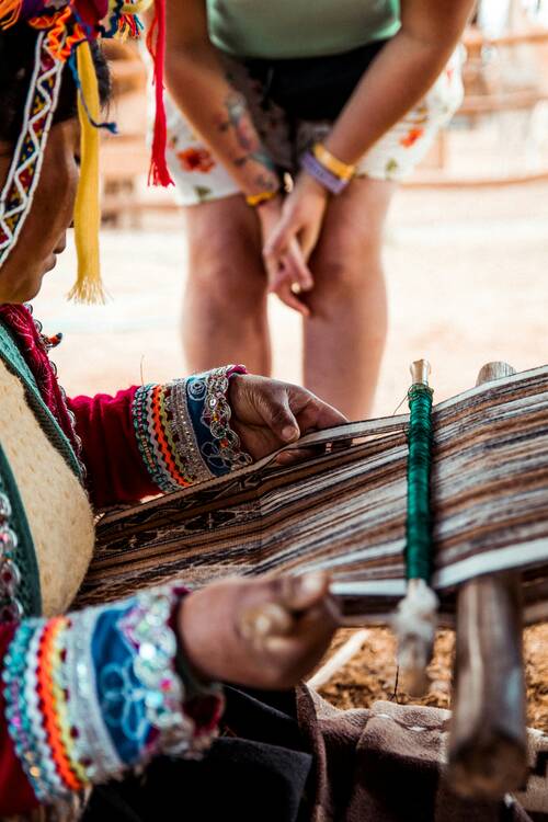 Peru village weave