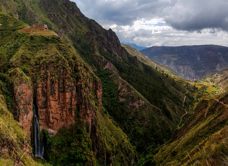 Perolniyoc Waterfall Sacred Valley Peru