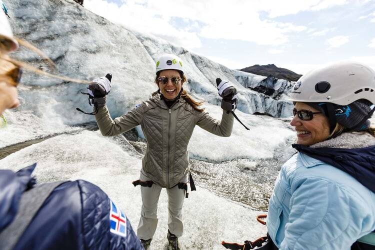 Solheimajokull glacier walk