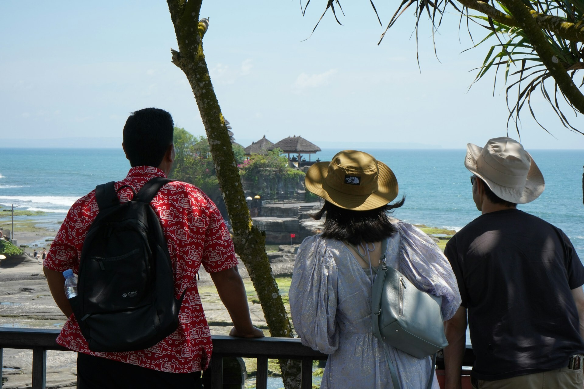 Bali Tourists Feature Man Woman