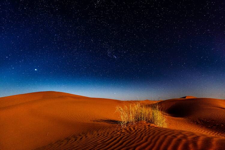 sahara at night morocco