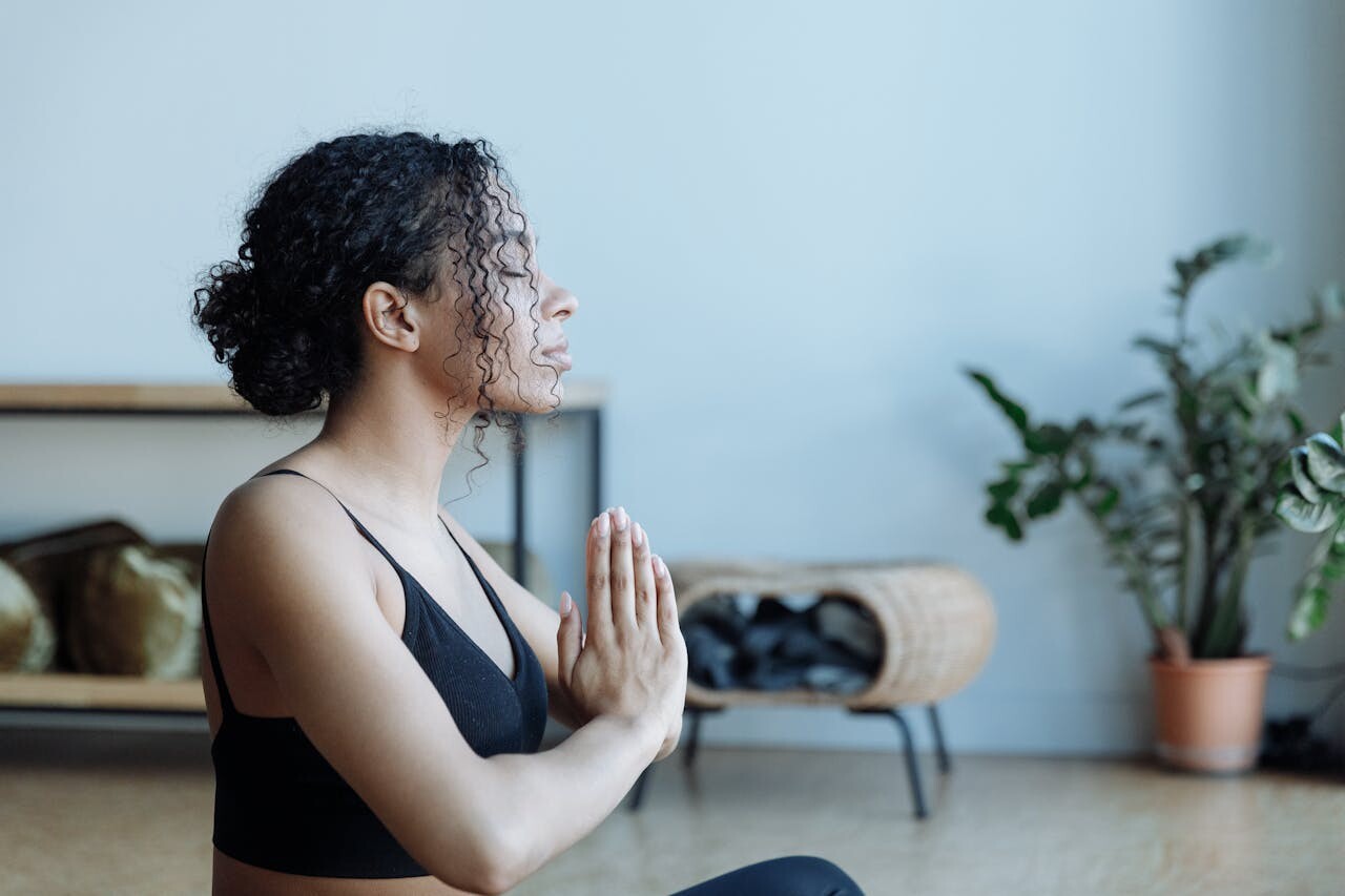 Woman meditation - feature
