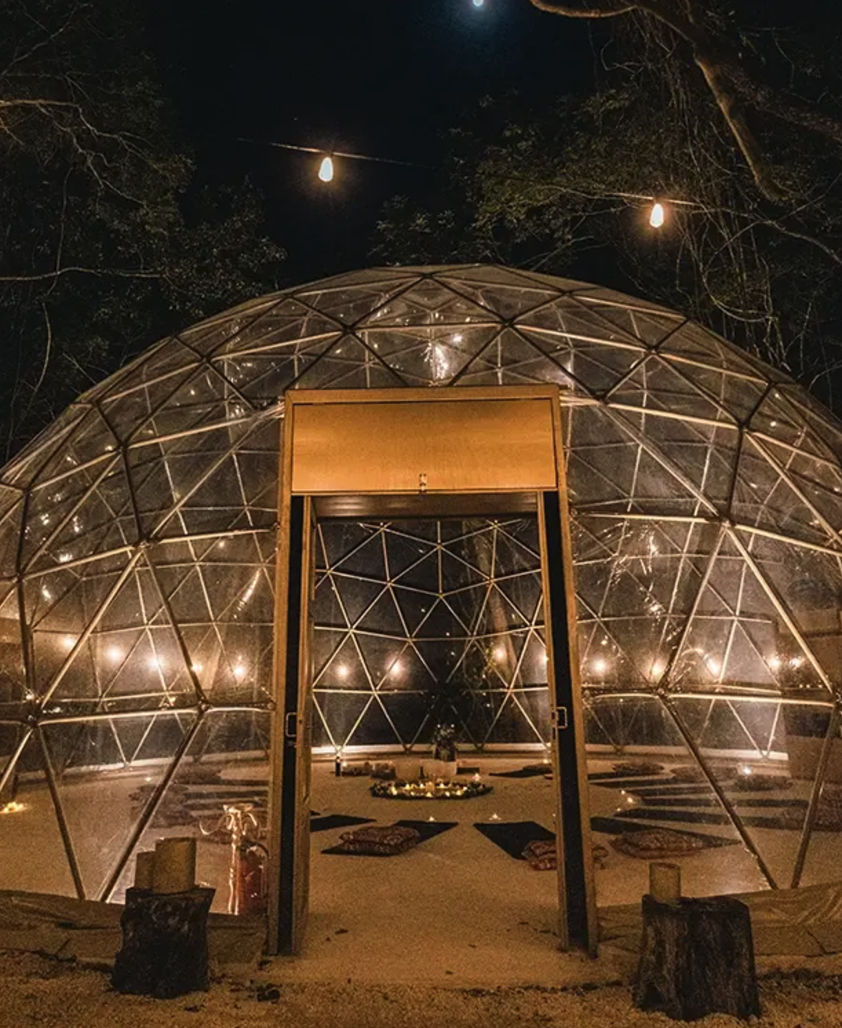 Amaite Retreat - Geodesic yoga dome