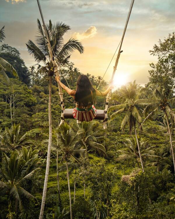 Tegallalang Rice Terrace swing
