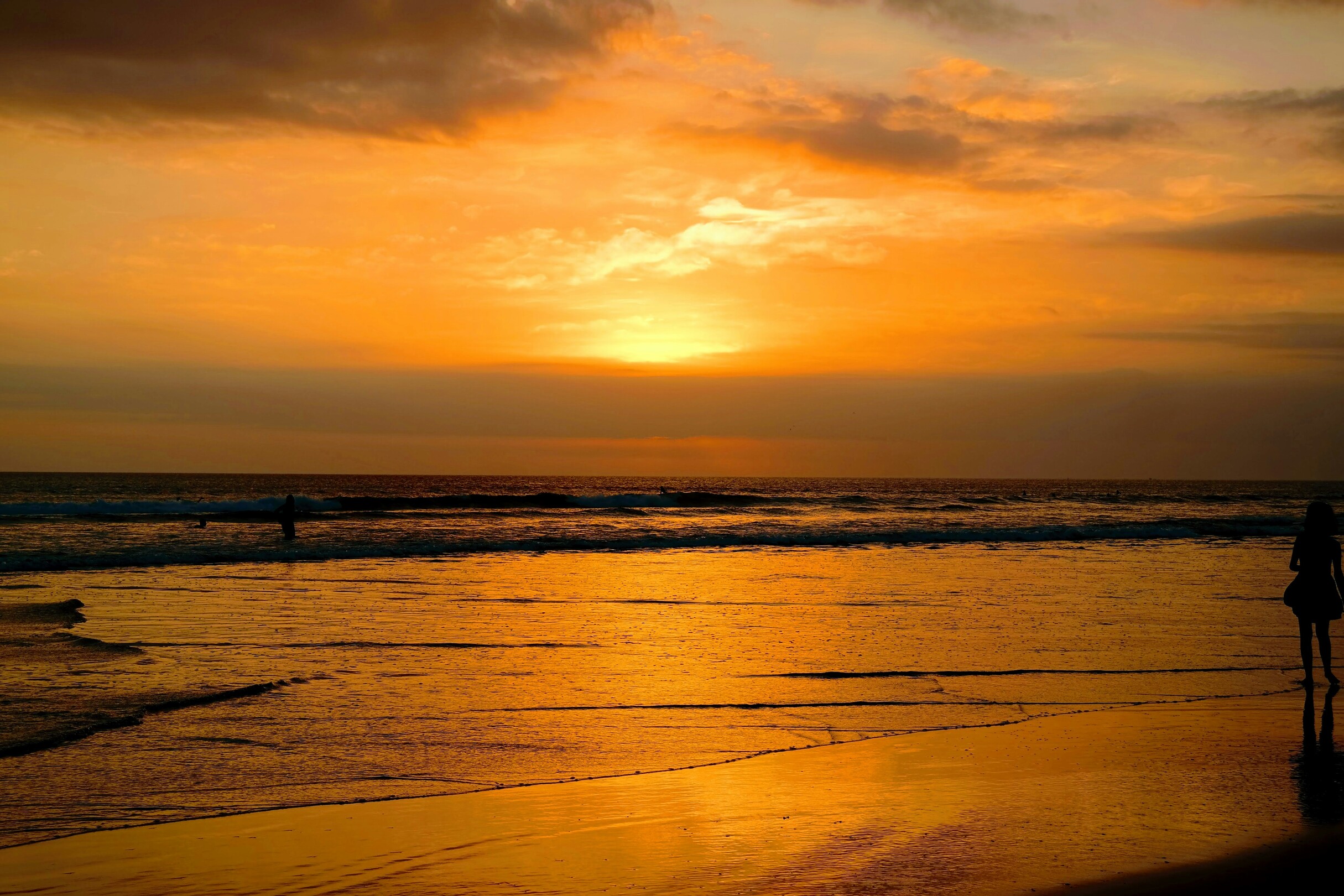 Seminyak Bali sunset feature