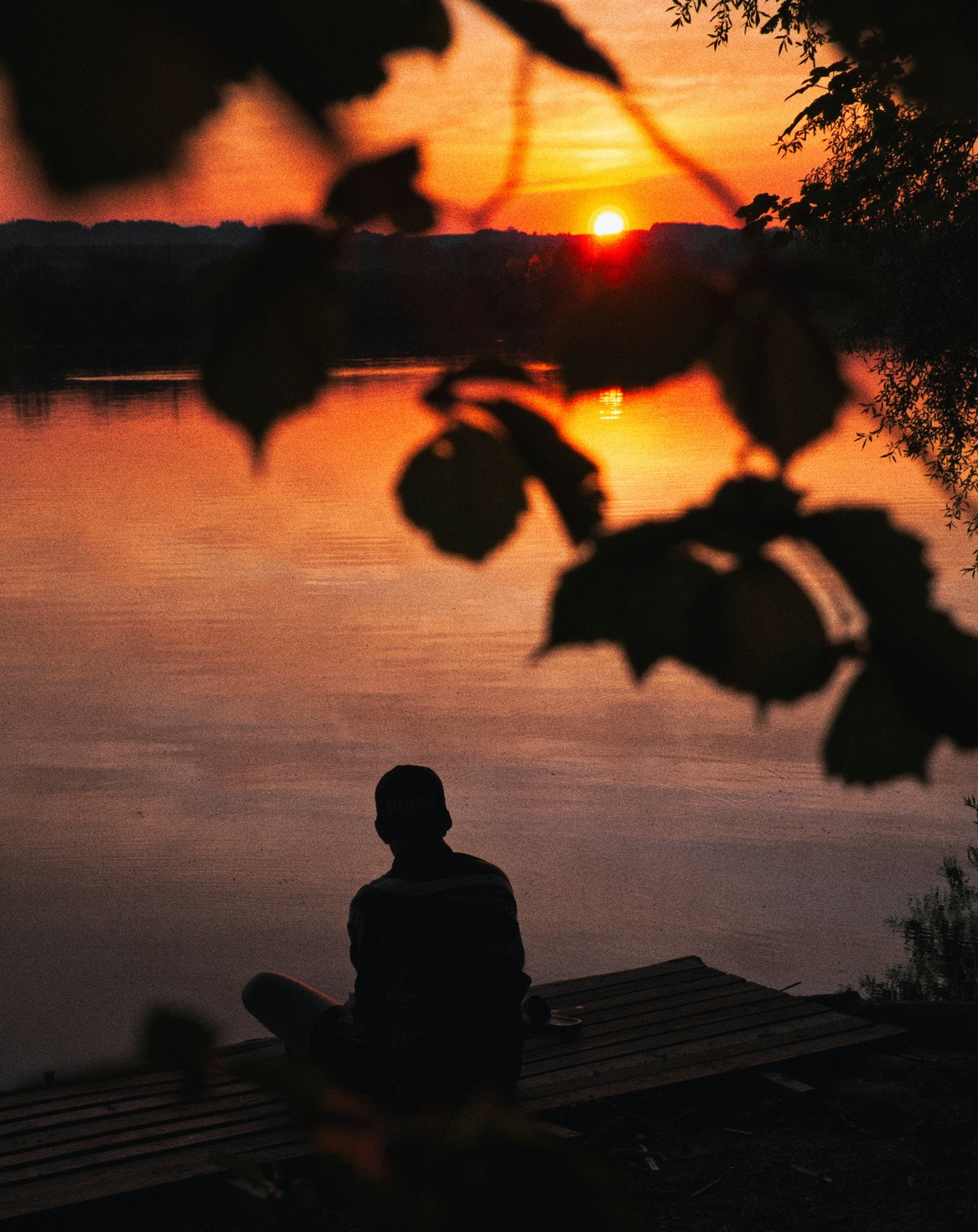 Sunset meditate
