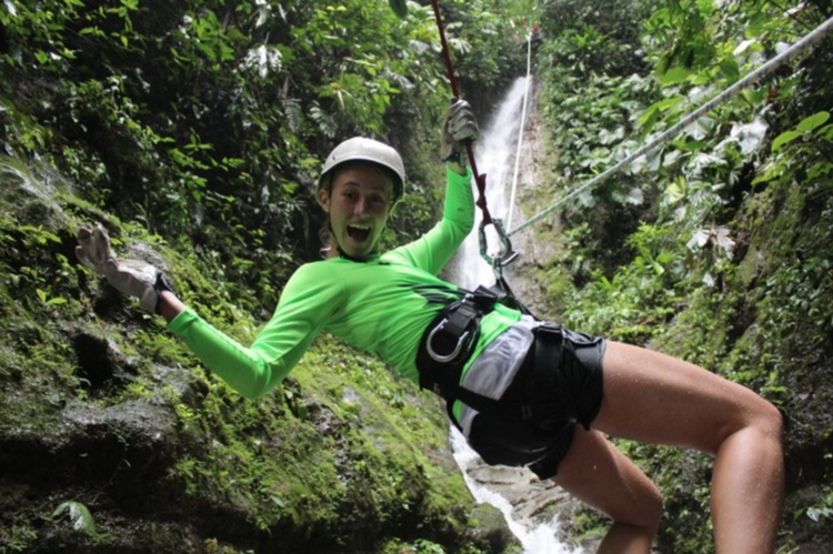 Waterfall rappelling with lunch included