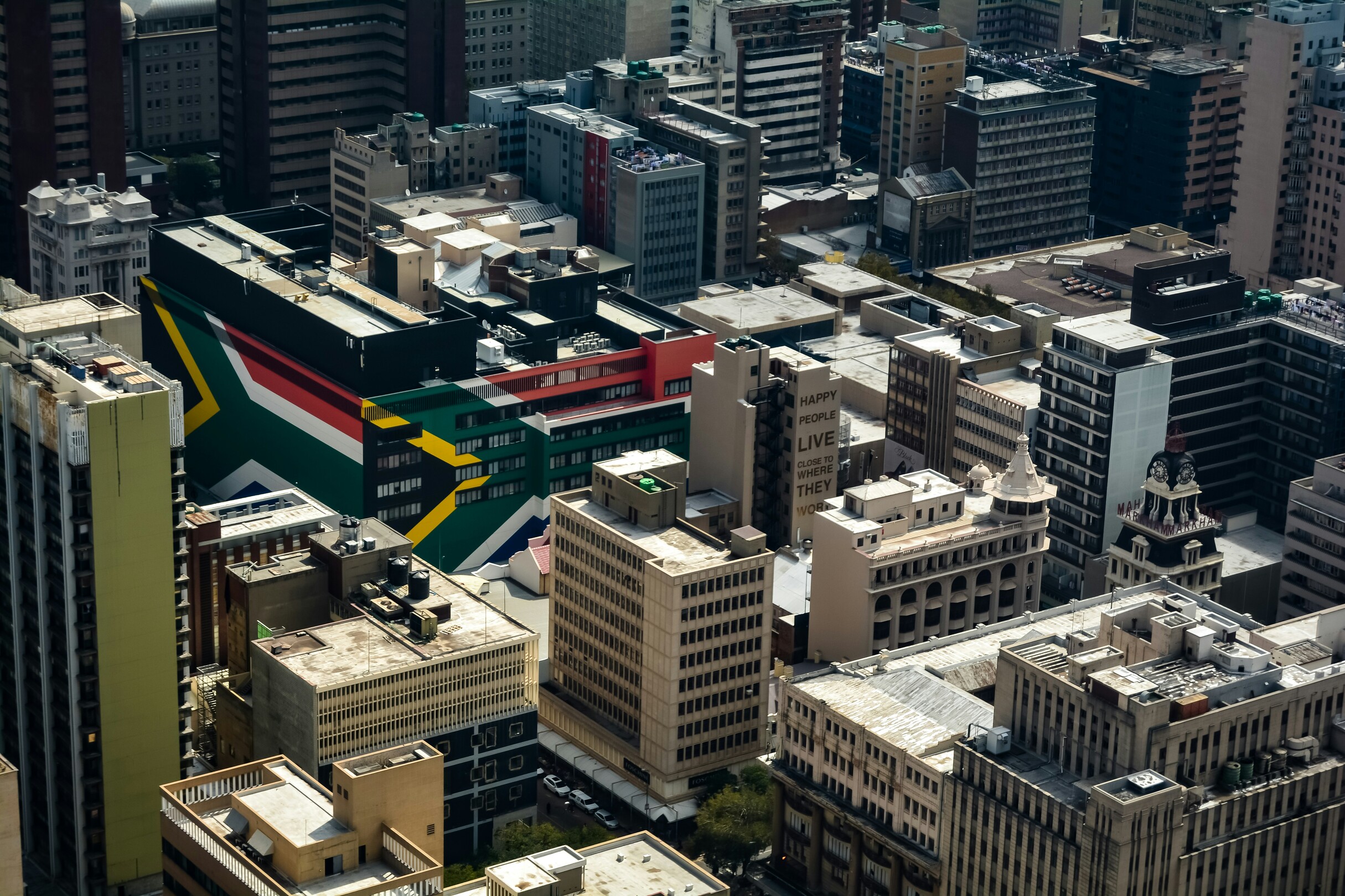 Johannesburg flag building - feature
