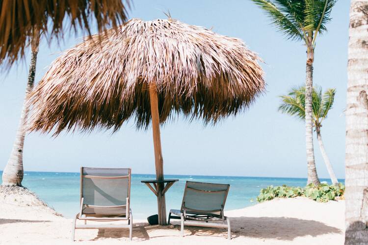 Beach relaxing