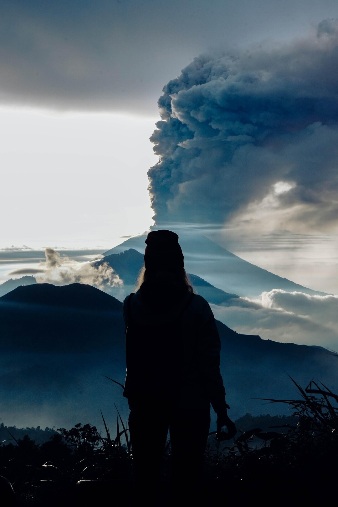 Woman at Batur