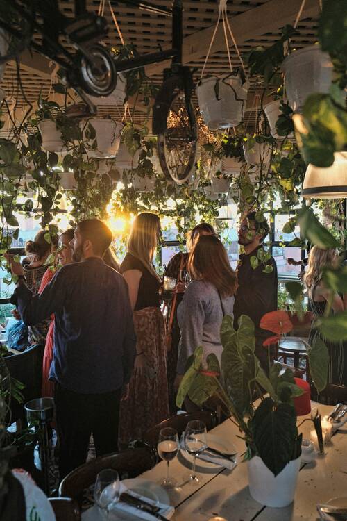 Marrakech rooftop restaurant