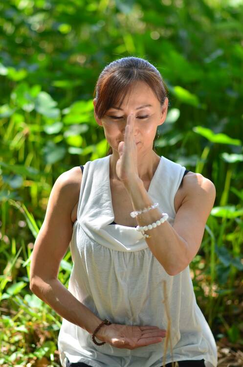 Qigong pose