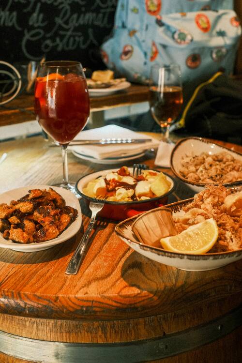 Sangria Spanish tapas