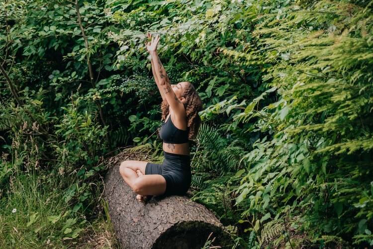 Outdoor meditation