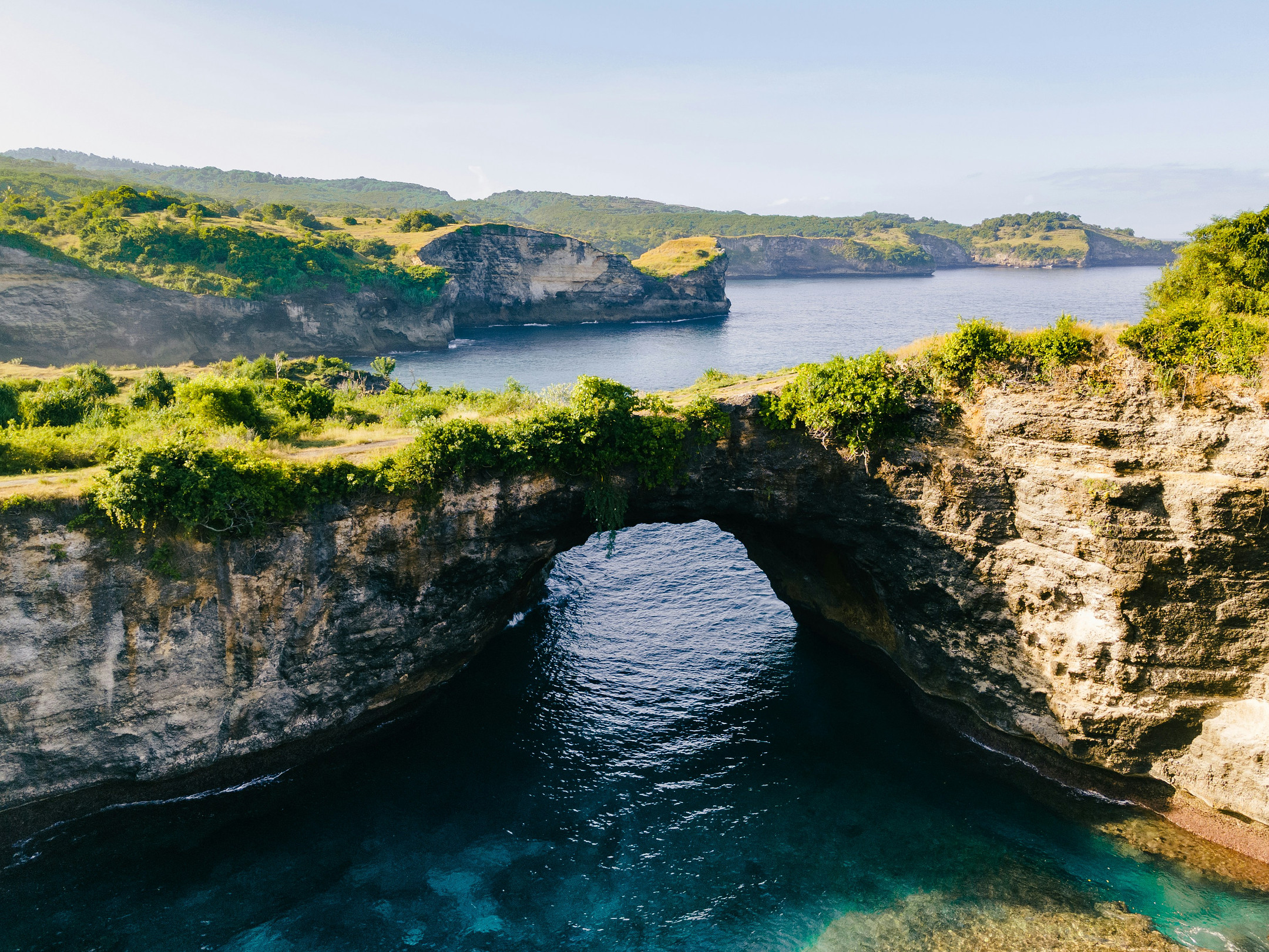 Cliffs of Nusa Penida Bali, Broken Beach feature