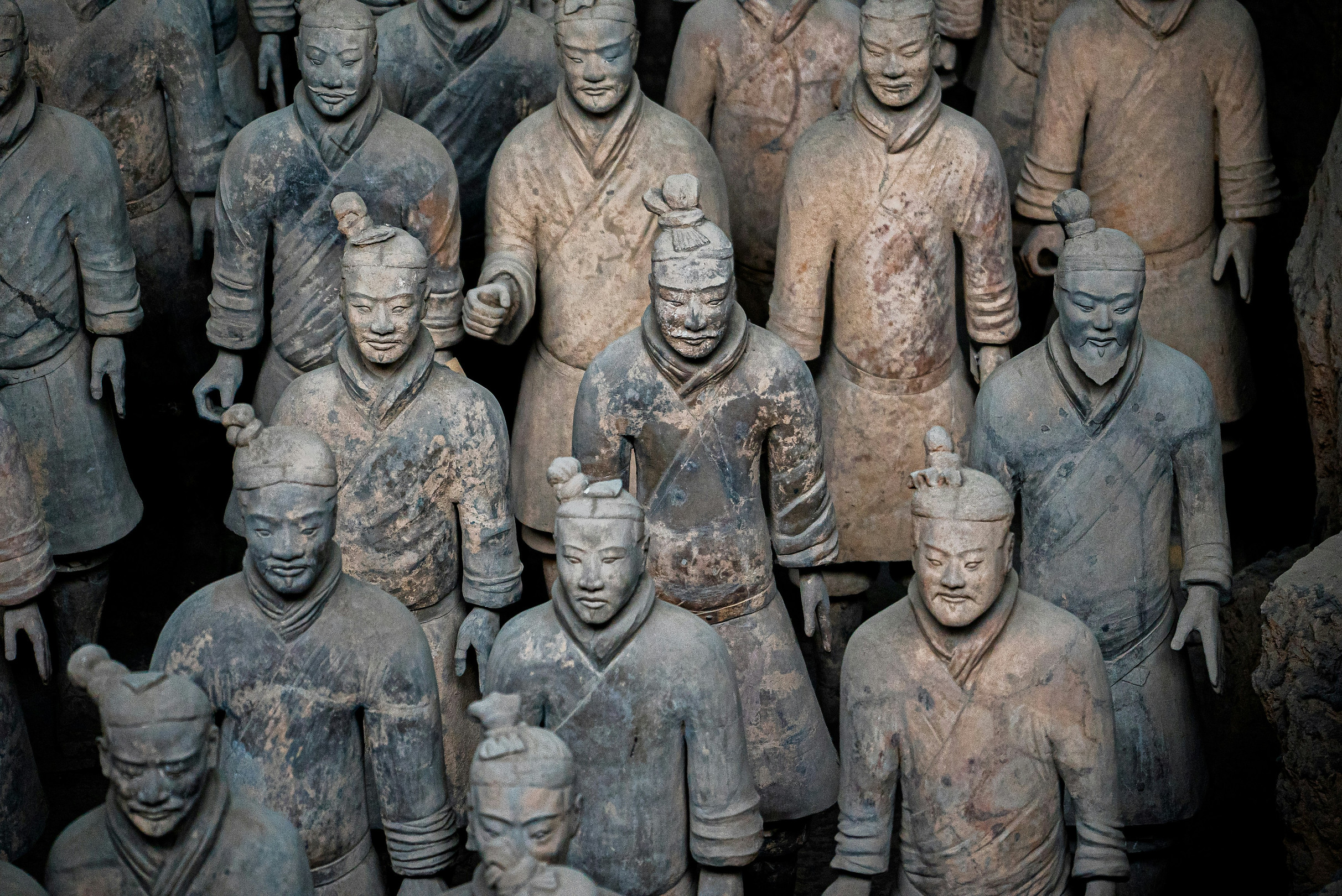 Terracotta warriors in Xi'an China