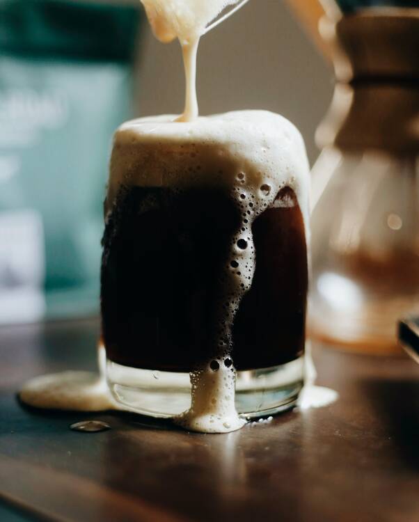 Beer in glass
